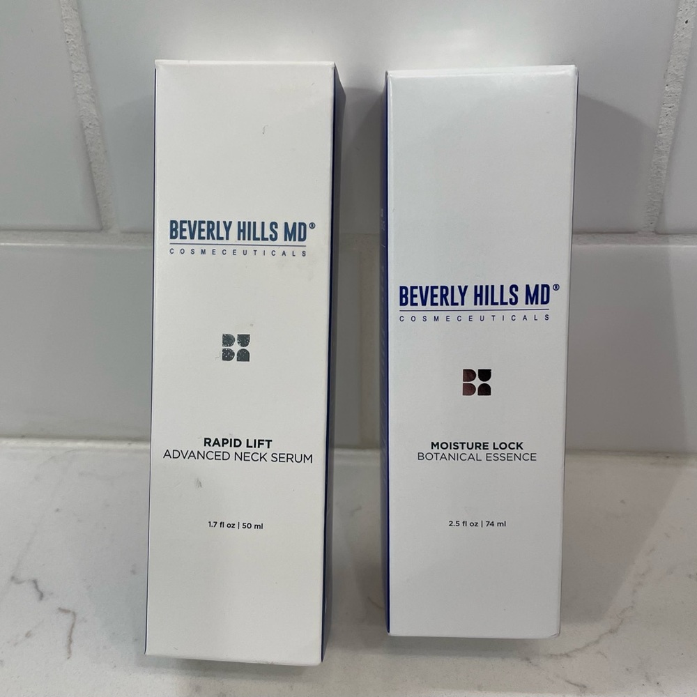 Beverly Hills MD Rapid Lift Neck Serum & Moisturizer Lock Botanical Essence